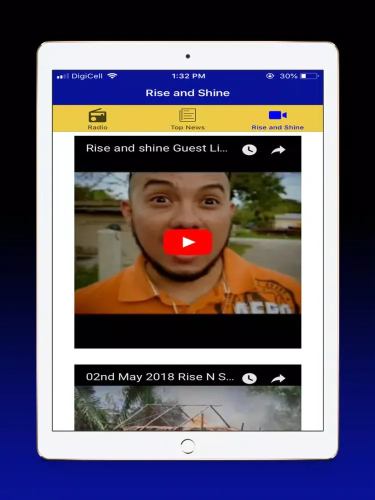 Screenshot di Plus Radio Belize iPad 