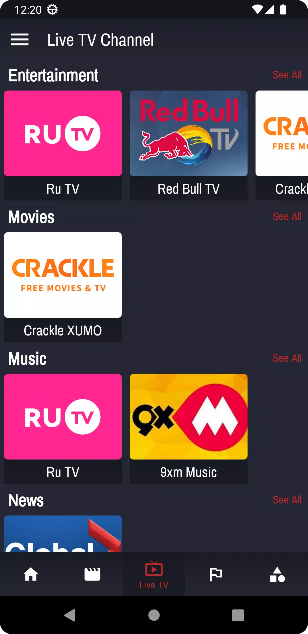 Mflix Watch Movies & Live TV Screenshots3