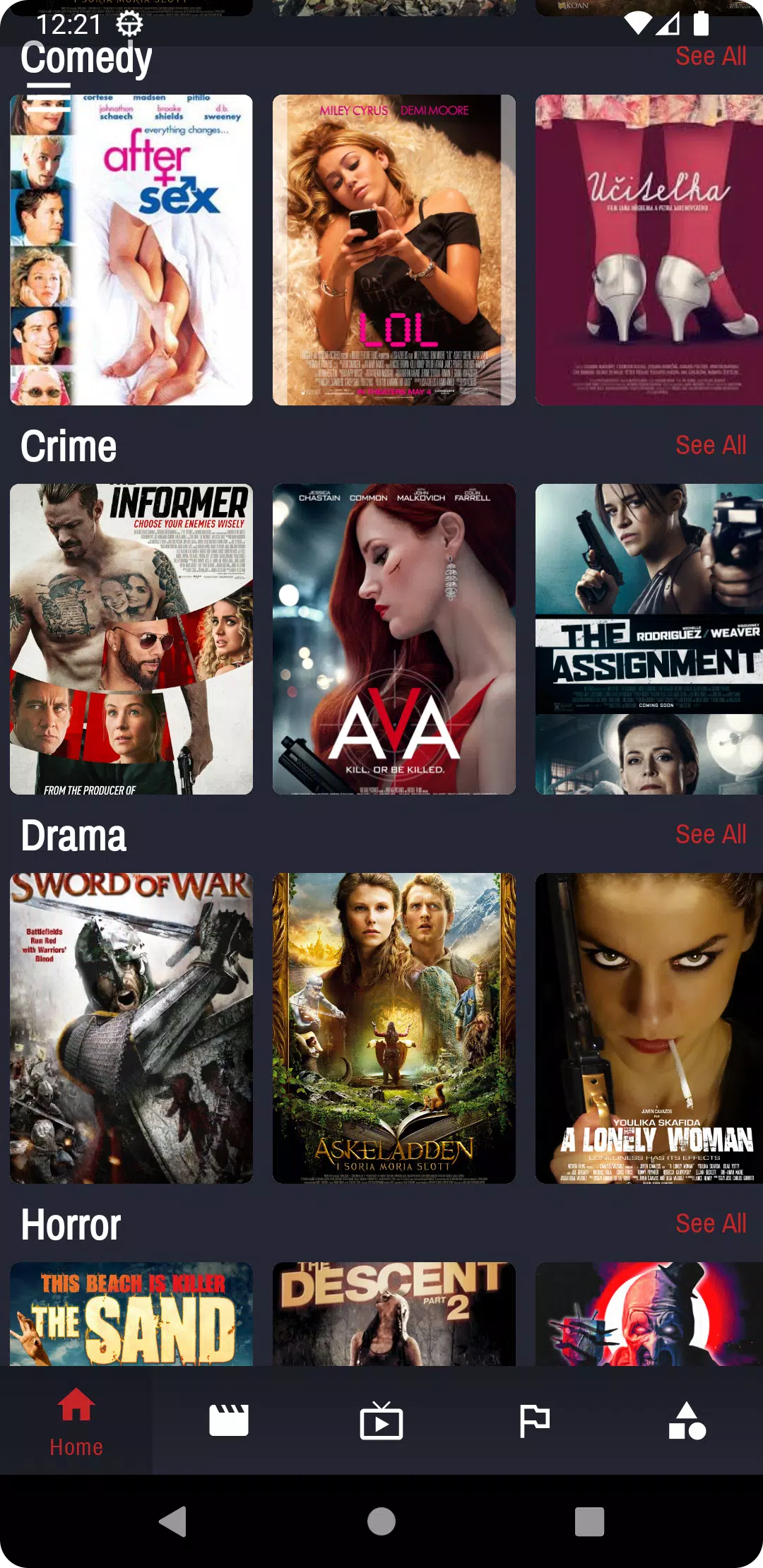 Mflix Watch Movies & Live TV Screenshots7