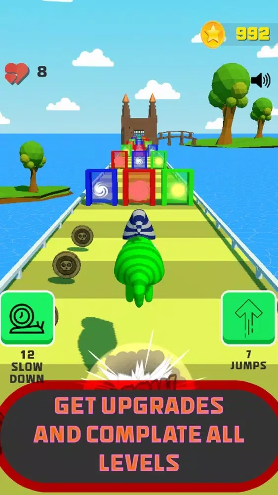 Capturas de pantalla de Chameleon Bridge Runner