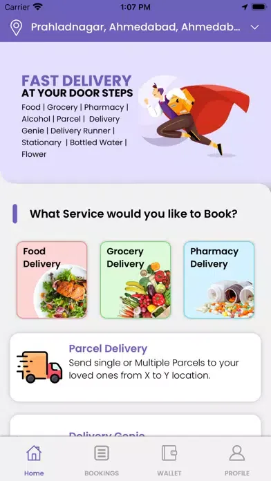 PlusXDeliveryKing User Screenshots