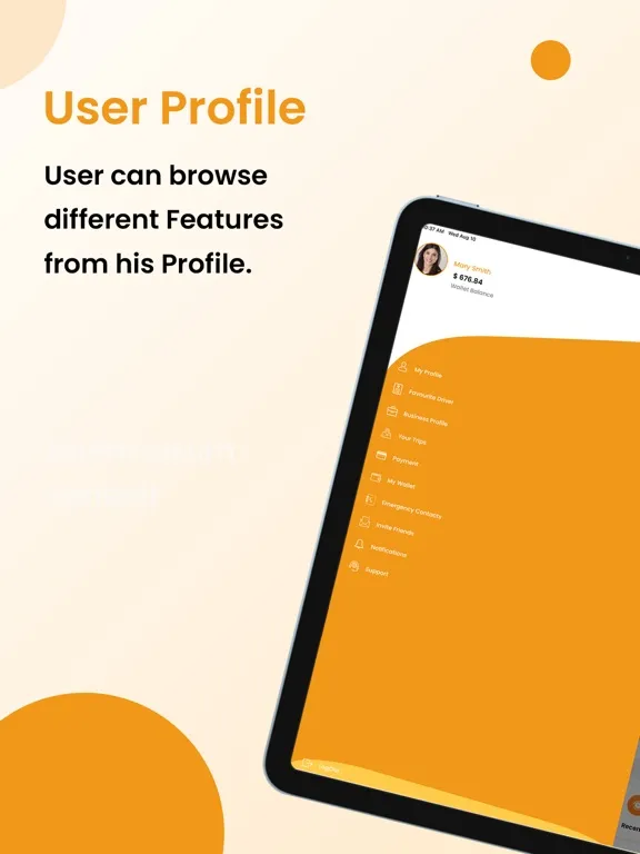 PlusXTaxi User iPad 应用截图