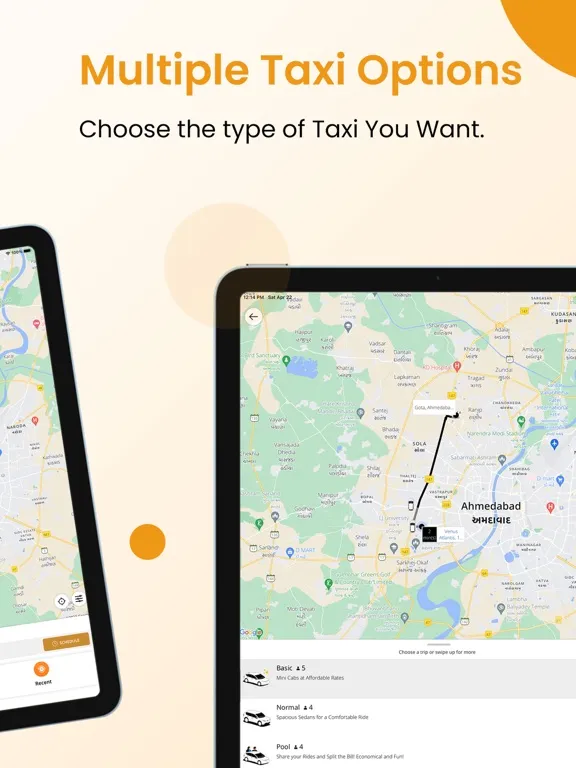 ProTaxi User iPad  스크린샷
