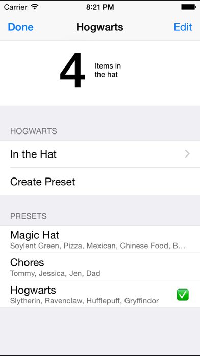 Magic Sorting Hat應用截圖