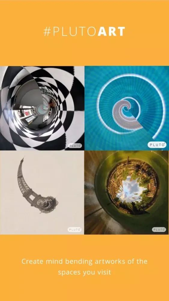 Pluto Camera - Tiny Planet social app Screenshots