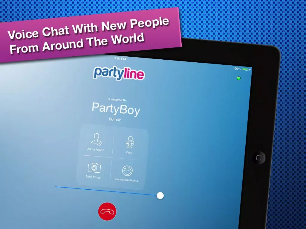 Screenshot di PartyLine Voice Chat, Meet Friends, New People iPad 