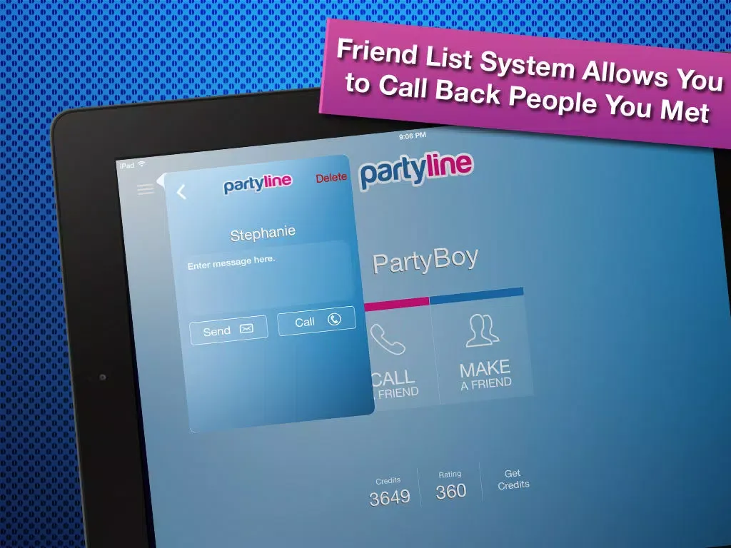 Screenshot di PartyLine Voice Chat, Meet Friends, New People iPad 