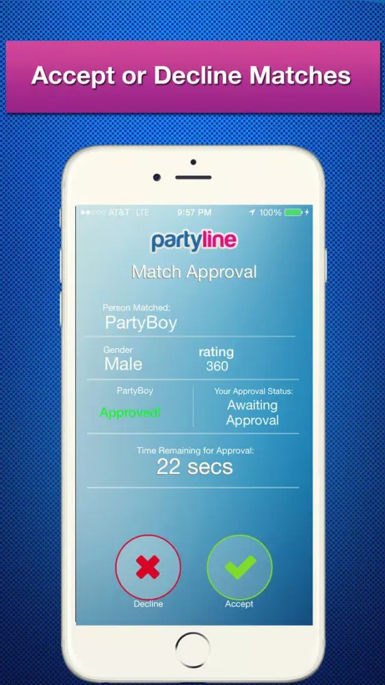 Screenshot di PartyLine Voice Chat, Meet Friends, New People