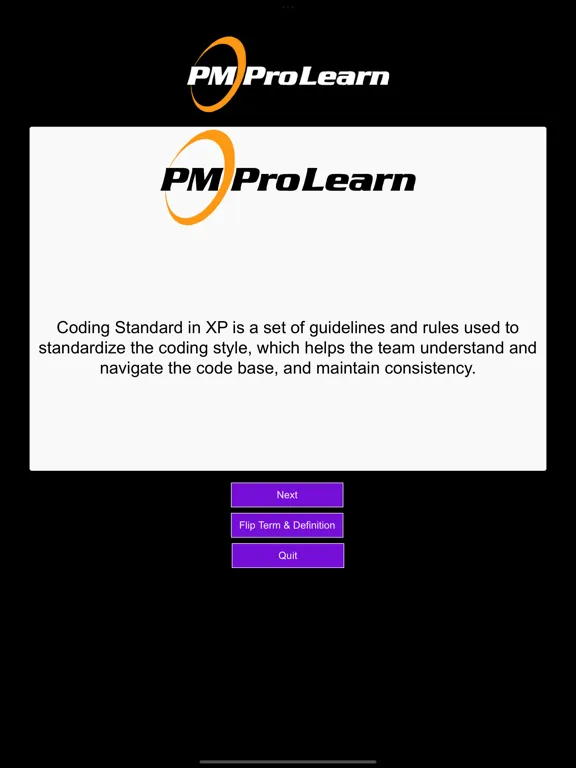 ProQuiz PMI-ACP iPad 应用截图