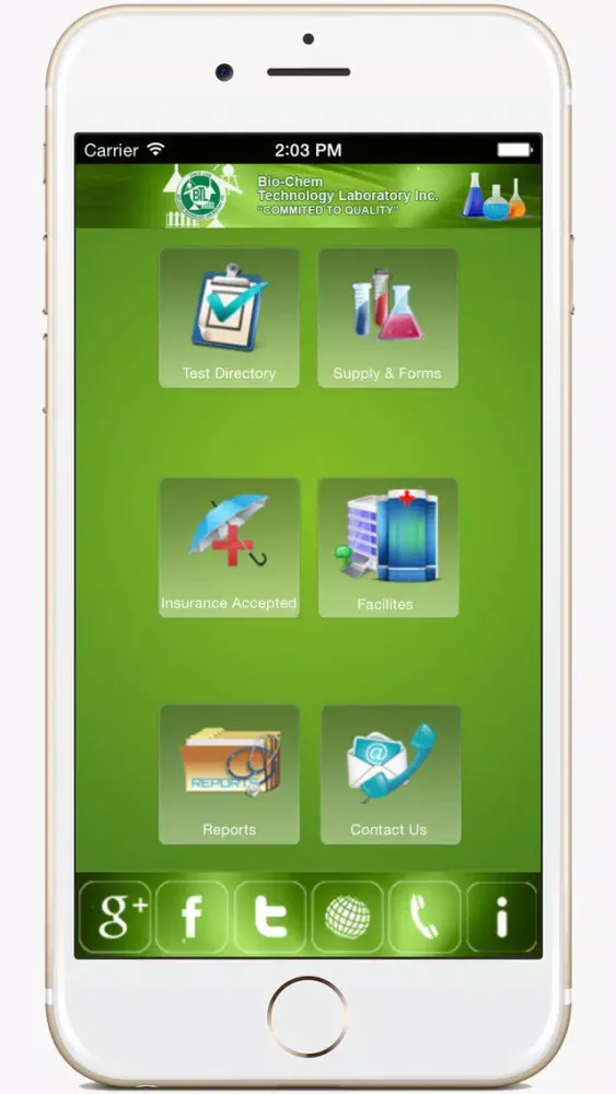 Bio Chem Tech Lab Inc. Screenshots