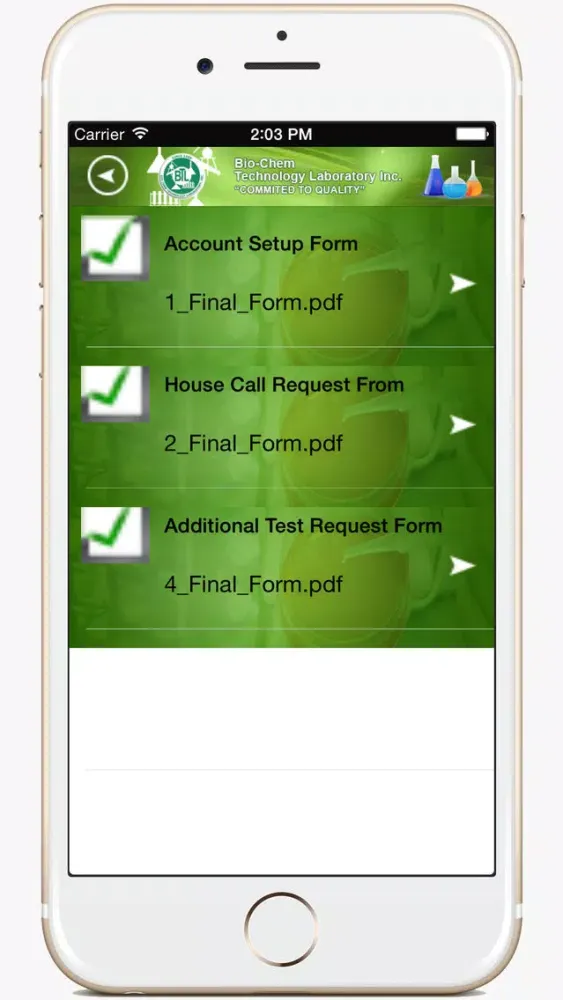 Bio Chem Tech Lab Inc. Screenshots