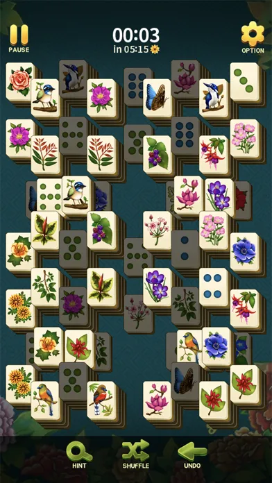 Ảnh chụp màn hình của Mahjong Blossom+