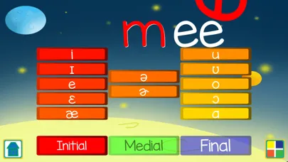Capturas de tela do Diado Syllables