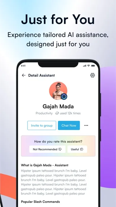 ภาพหน้าจอของ eDOT: AI, Chat, Community