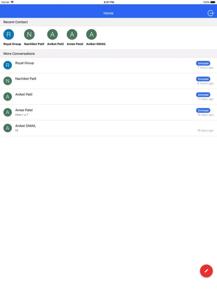 PD Communicator iPad  سکرین شاٹس