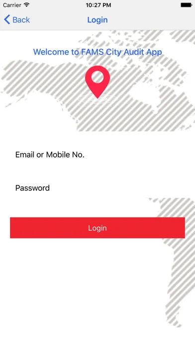 Tangkapan layar FAMS City Audit