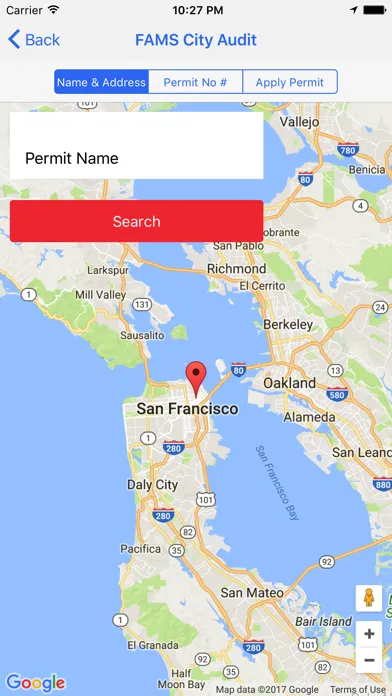 Tangkapan layar FAMS City Audit