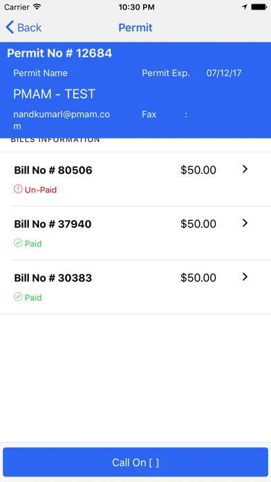 Tangkapan layar FAMS City Audit