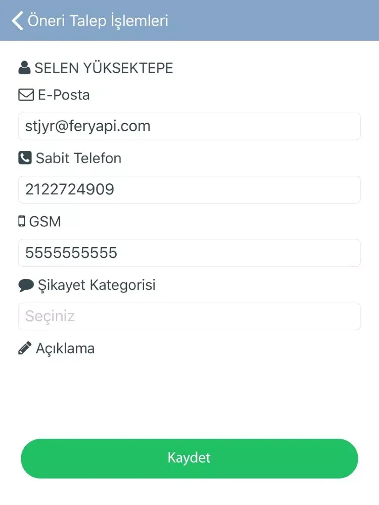 Ảnh chụp màn hình của Feryapi iPad 