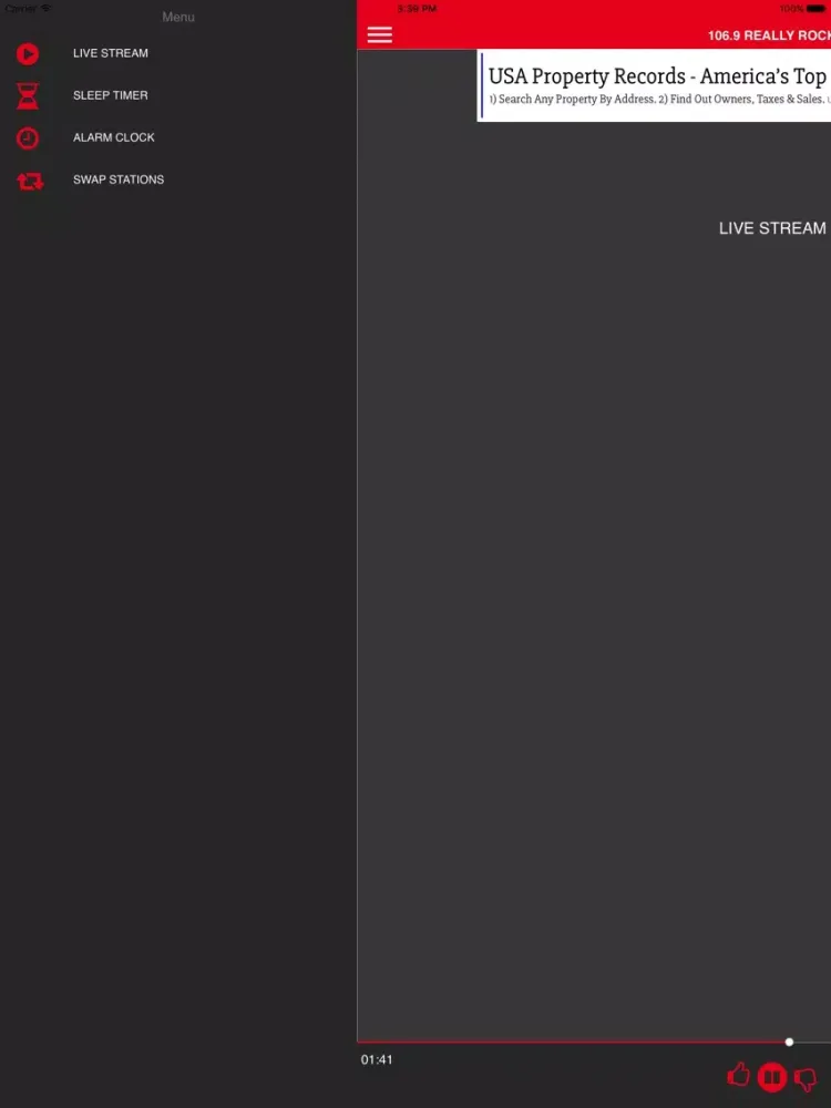 106.9 Rocks iPad 应用截图