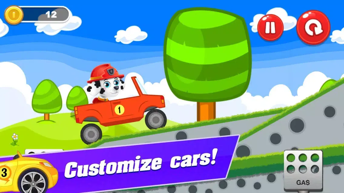 Tangkapan layar Paw Dog Car: Patrol Magic Race
