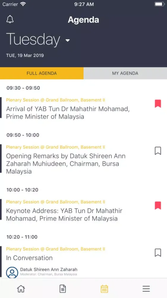 Tangkapan skrin IMKL 2019