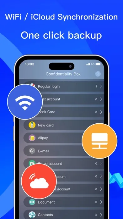 ภาพหน้าจอของ SecretBox for securit password