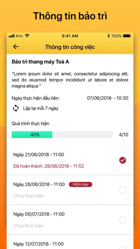 Screenshot di PMH Team