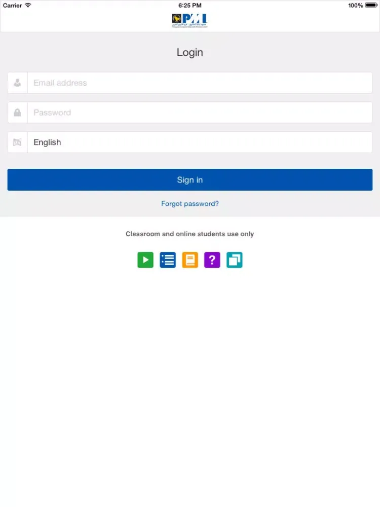 PMI Arabian Gulf Chapter Online PMP iPad  Screenshots