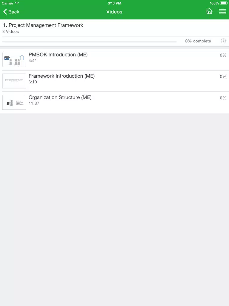 PMI Arabian Gulf Chapter Online PMP iPad 应用截图