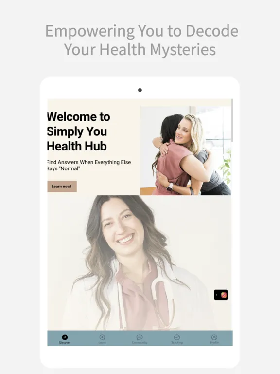 Скриншоты Simply You Health Hub iPad 