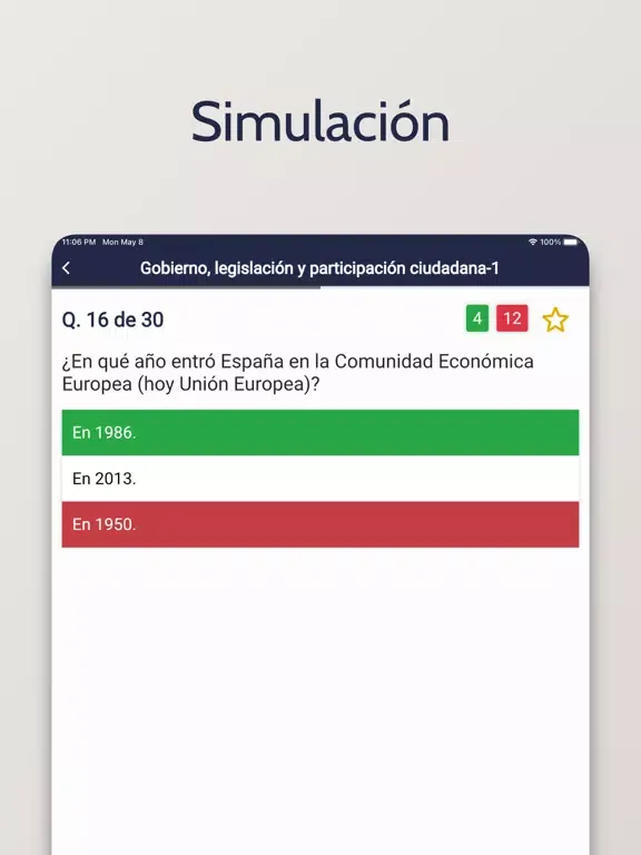 Zrzuty ekranu CCSE Nationality Test 2023 iPad 