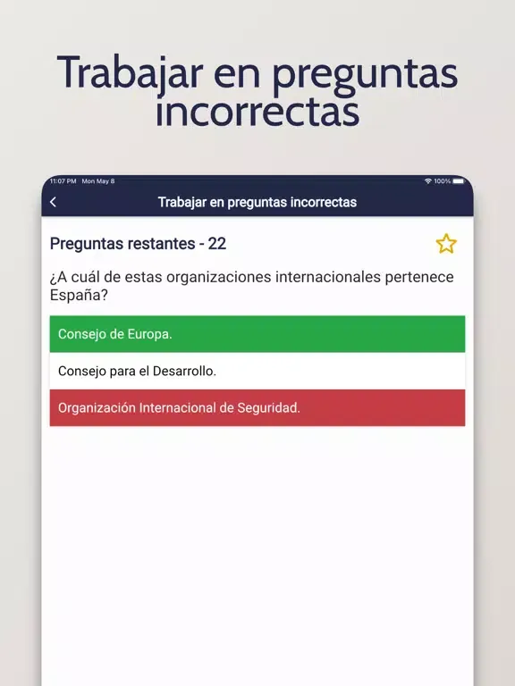 Zrzuty ekranu CCSE Nationality Test 2023 iPad 