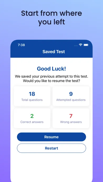 Zrzuty ekranu Connecticut CT DMV Permit Test