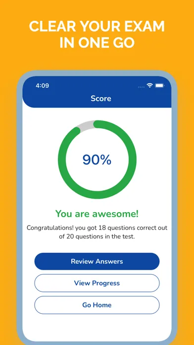 Delaware DE DMV Permit Test स्क्रीनशॉट