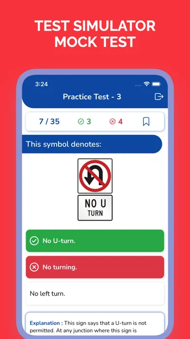 Illinois Permit Test Practice Screenshots