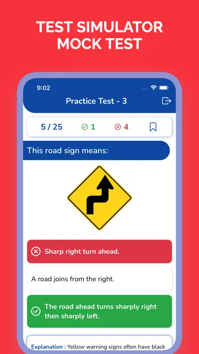 Скриншоты Kansas KS DMV Permit Test