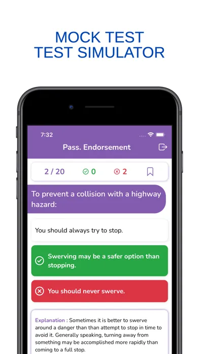 Michigan MI CDL Permit Prep سکرین شاٹس