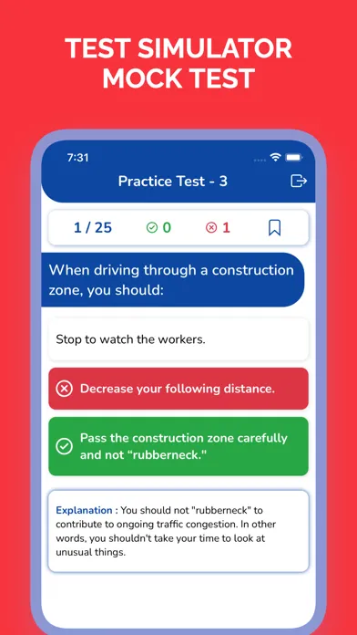 صور SD DMV Permit Test Practice