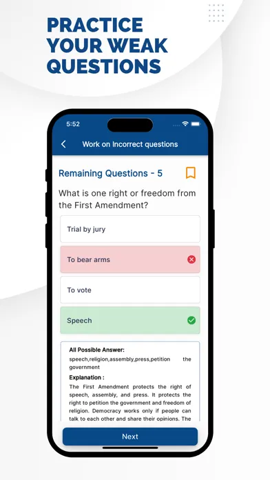 US Citizenship Test - Civics Screenshots