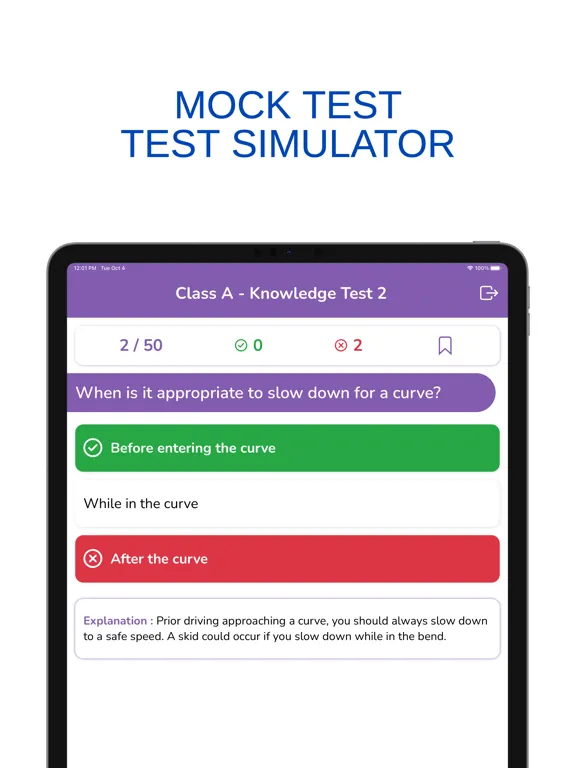 تصاویر Wisconsin WI CDL Permit Test iPad 