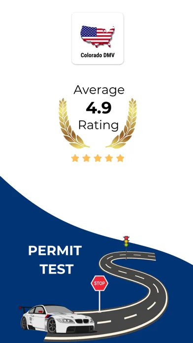 Colorado DMV Permit Practice 스크린샷