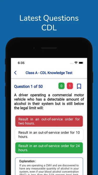 Delaware CDL Permit Practice سکرین شاٹس