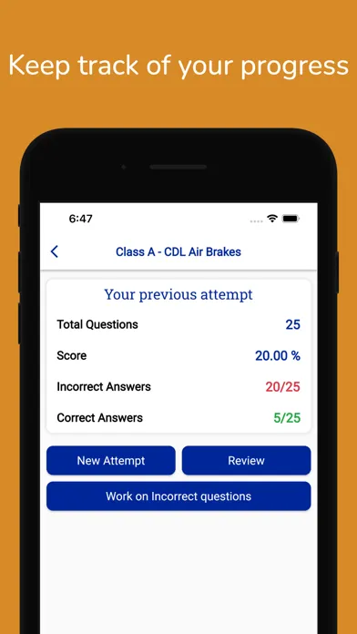 Delaware CDL Permit Practice سکرین شاٹس
