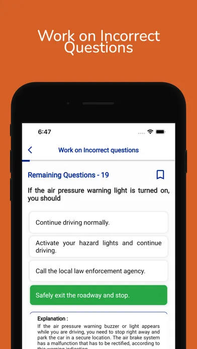 Delaware CDL Permit Practice سکرین شاٹس