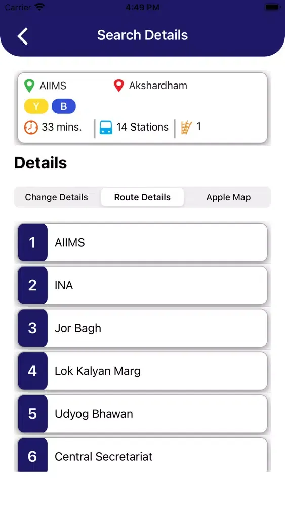 Delhi Metro Map and Routes Pro سکرین شاٹس