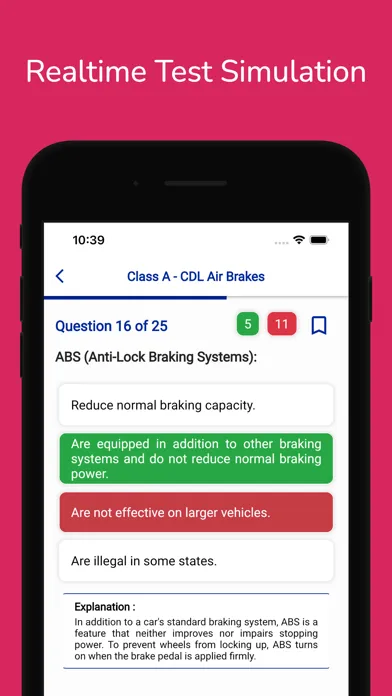 Georgia CDL Permit Practice应用截图
