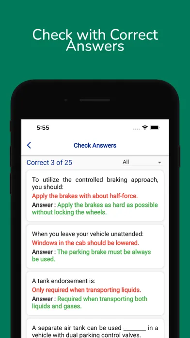 New Hampshire CDL Permit Test Ekran Görüntüleri