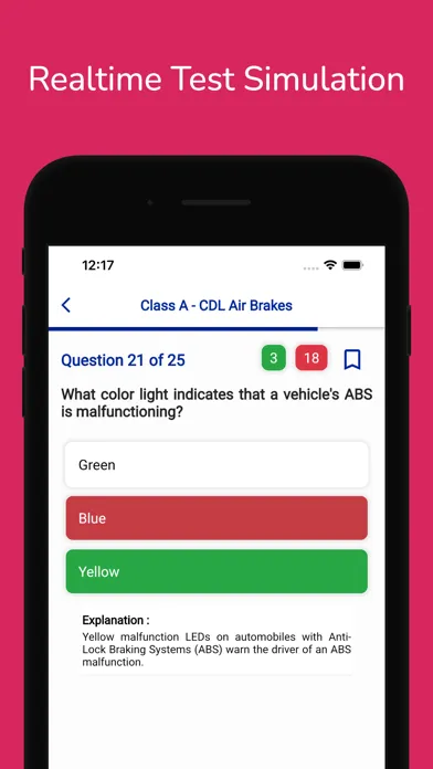 Screenshot di Idaho CDL Permit Practice
