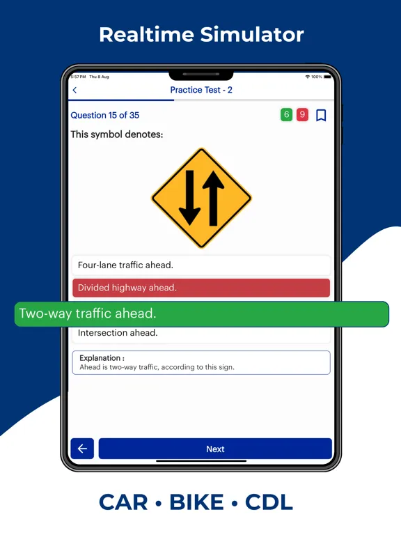 تصاویر Iowa DOT Permit Practice iPad 